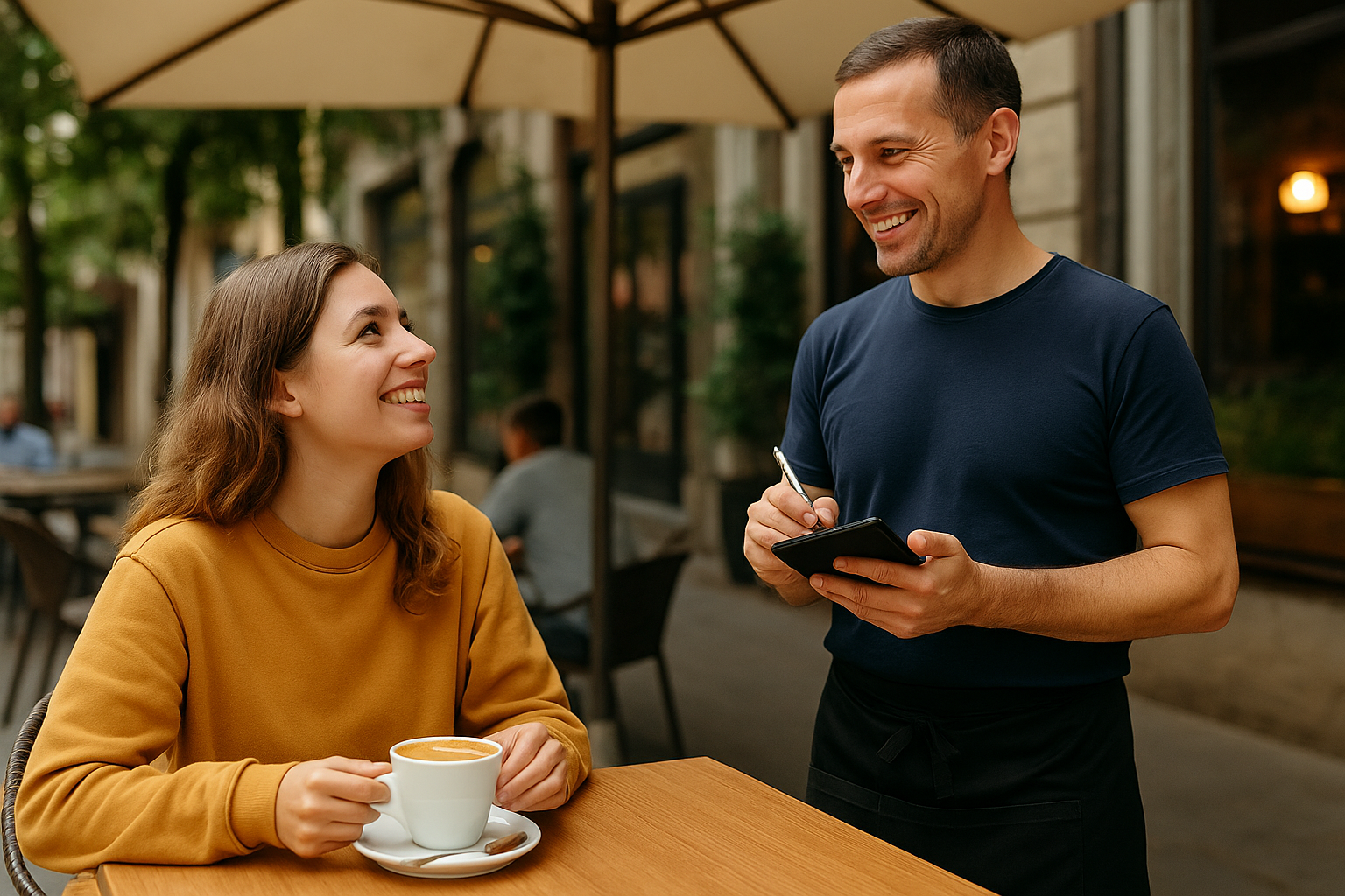 Cómo pedir en un bar en francés, inglés y euskera – Hiru Prestakuntza Beasain.